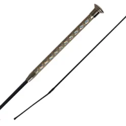 Woof Wear Shimmer Dressage Whip 100cm - Silver