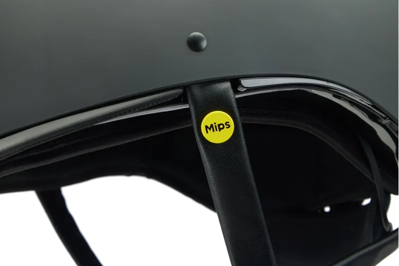 Charles Owen EQx Kylo Riding Helmet - Black Matte/Black Gloss Wide Peak With MIPS - Image 5