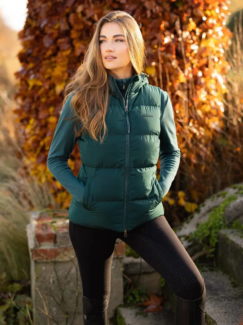 LeMieux Kenza Puffer Gilet Spruce - Image 3