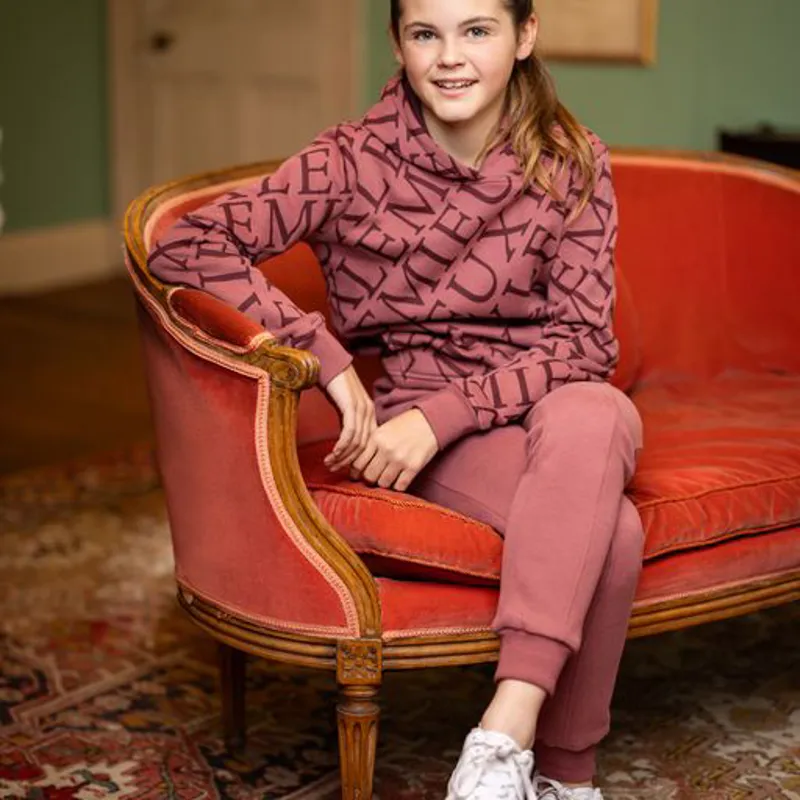 LeMieux Young Rider Honor Pop Over Hoodie Orchid - Image 6