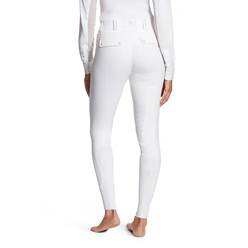 Ariat Women's Tri Factor Grip Full Seat Breech White - Image 2