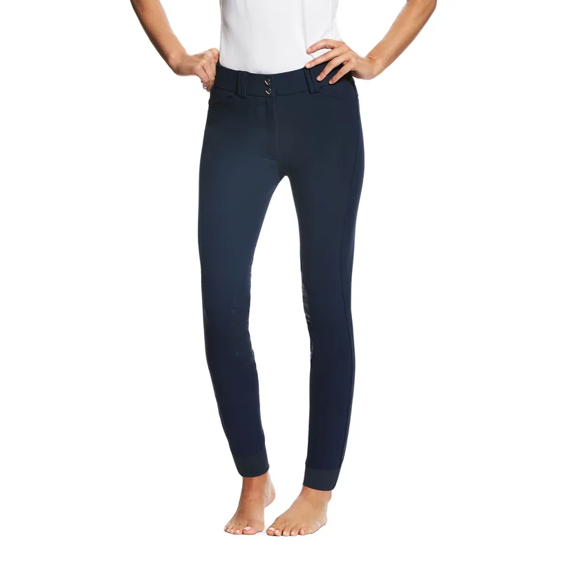 Ariat Women's Tri Factor Grip Knee Patch Breech Navy