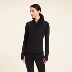 Ariat Women's Venture 1/2 Zip Sweatshirt - Black