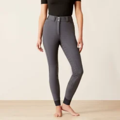 Ariat Women's Tri Factor Frost Insulated Full Seat Breech - Ebony