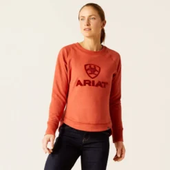Ariat Women's Benicia Sweatshirt - Burnt Brick