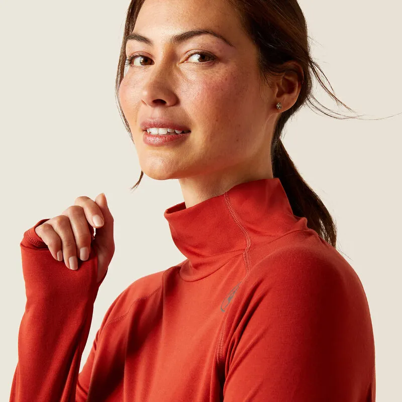 Ariat Women's Venture Baselayer - Red Ochre - Image 4