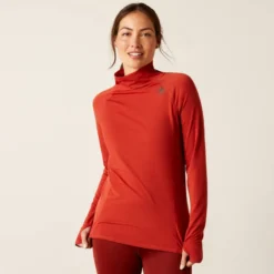 Ariat Women's Venture Baselayer - Red Ochre
