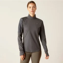 Ariat Women's Facet Long Sleeve Baselayer - Ebony