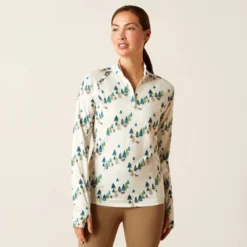Ariat Women's Lowell 2.0 1/4 Zip - Forest Ride