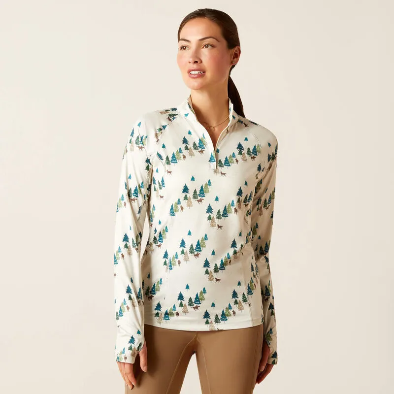 Ariat Women's Lowell 2.0 1/4 Zip - Forest Ride
