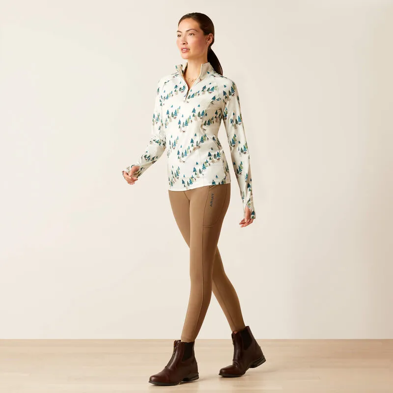 Ariat Women's Lowell 2.0 1/4 Zip - Forest Ride - Image 3