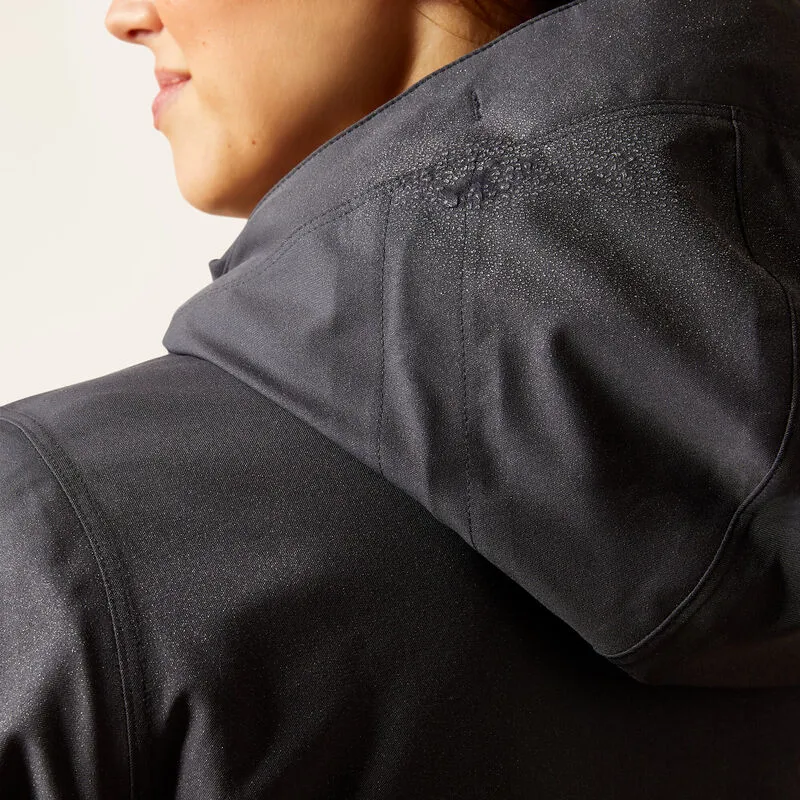 Ariat Women's Tempest Insulated H2O Parka - Ebony - Image 6