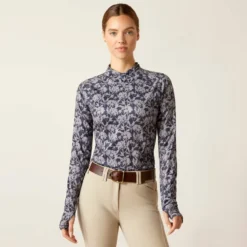 Ariat Women's Lowell Wrap Long Sleeve Baselayer - Block Flower