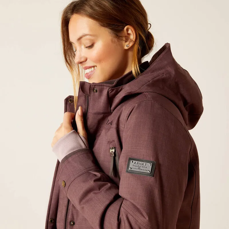 Ariat Women's Sterling Insulated H2O Parka - Raisin - Image 5