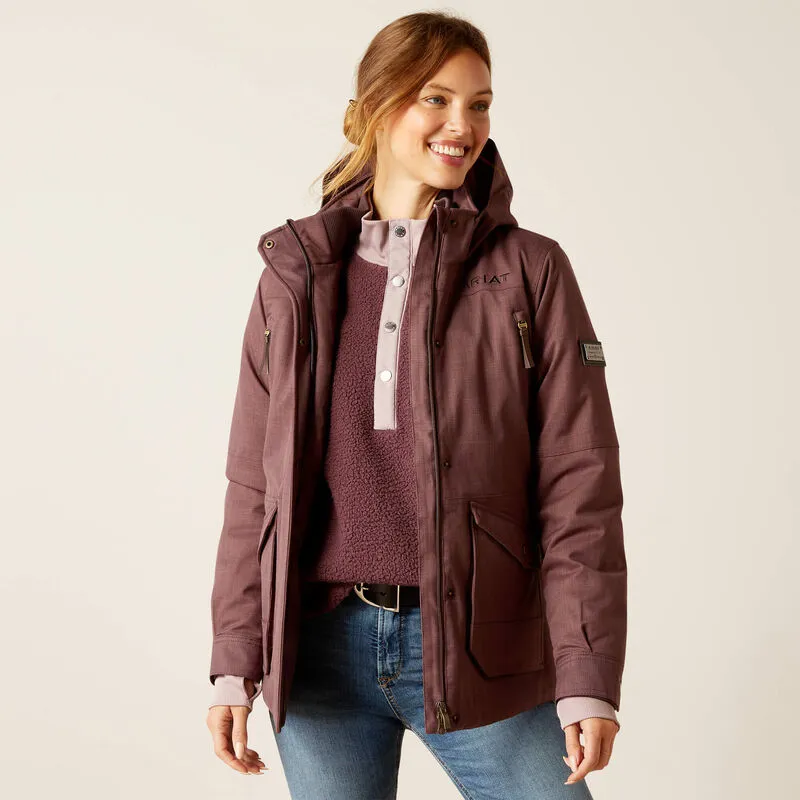 Ariat Women's Sterling Insulated H2O Parka - Raisin