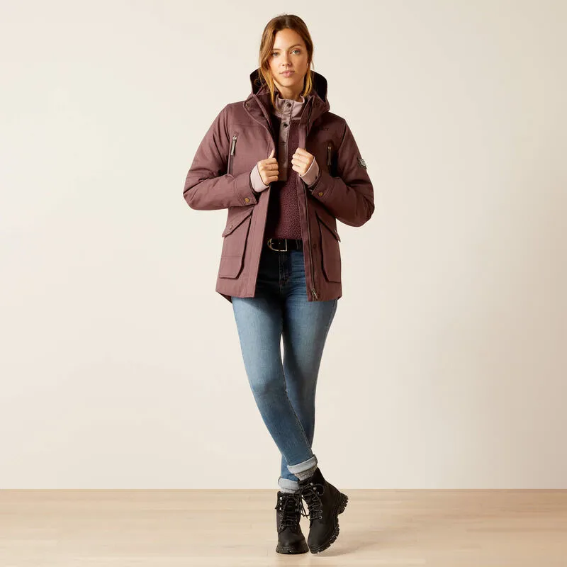 Ariat Women's Sterling Insulated H2O Parka - Raisin - Image 3
