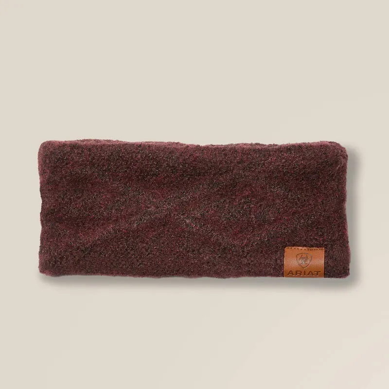 Ariat Entwine Headband - Raisin Heather