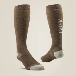 Ariat Unisex Country Performance Merino Socks - Earth