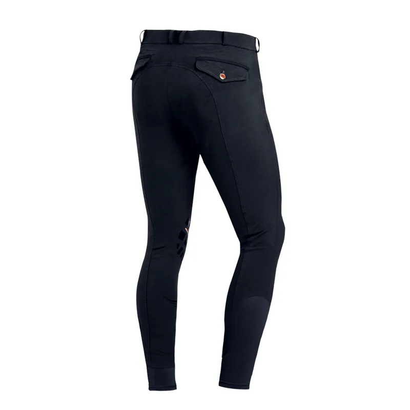 Schockemohle Draco Grip Men's Knee Grip Breeches Navy - Image 2