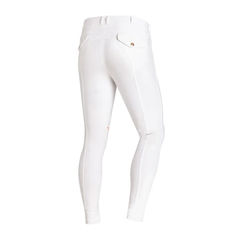 Schockemohle Draco Grip Men's Knee Grip Breeches White - Image 2