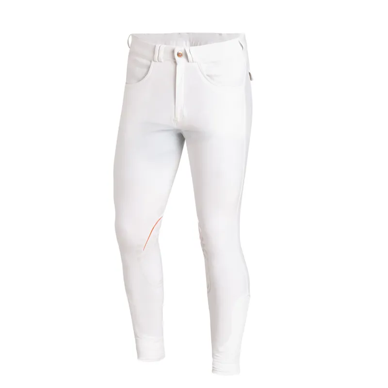 Schockemohle Draco Grip Men's Knee Grip Breeches White