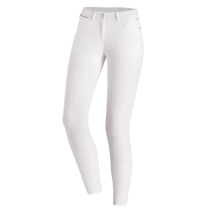 Schockemohle Eleonore Knee Grip Breeches White