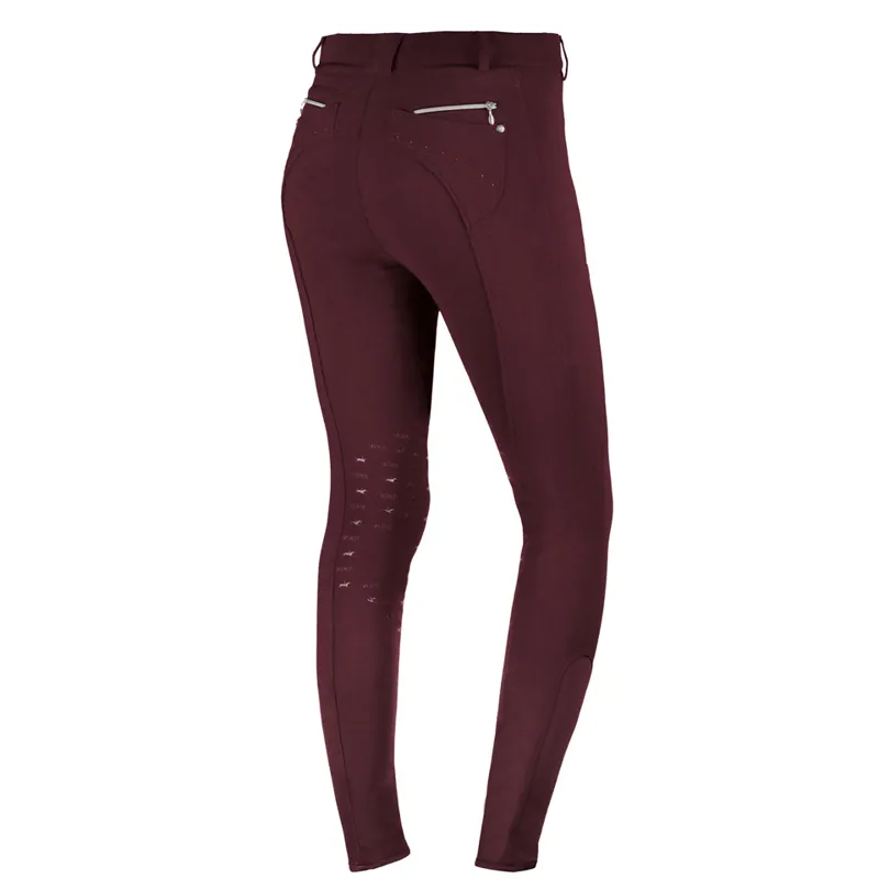 Schockemohle Venus Knee Grip Breeches Cassis - Image 2