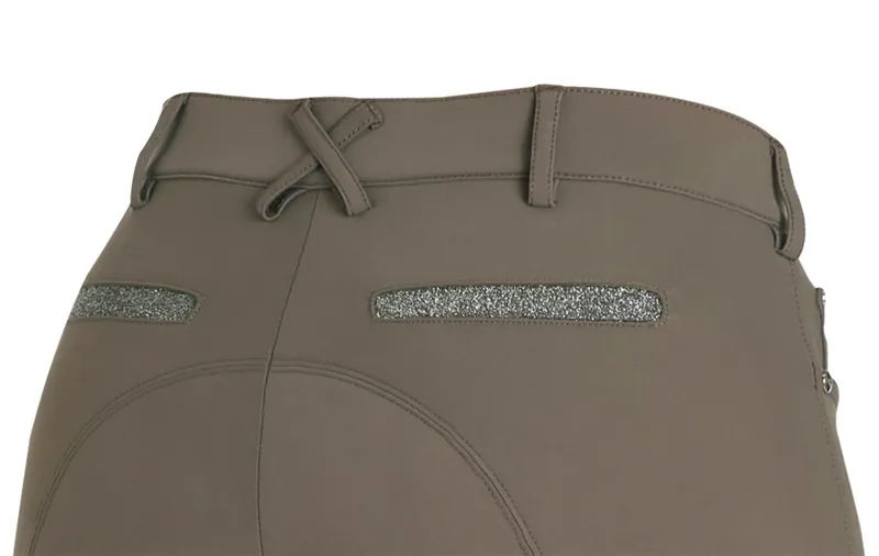 Schockemohle Livia Knee Grip Breeches Taupe - Image 3