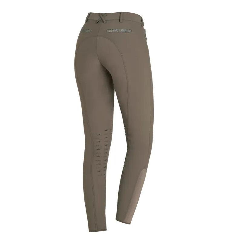 Schockemohle Livia Knee Grip Breeches Taupe - Image 2