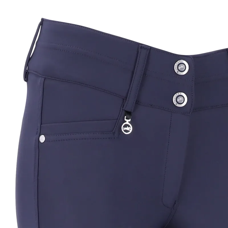 Schockemohle Summer Jacky Knee Grip Breeches Dark Blue - Image 5
