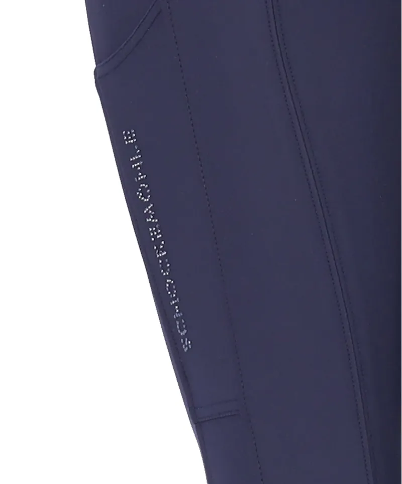Schockemohle Darleen Knee Grip Breeches Dark Blue - Image 4