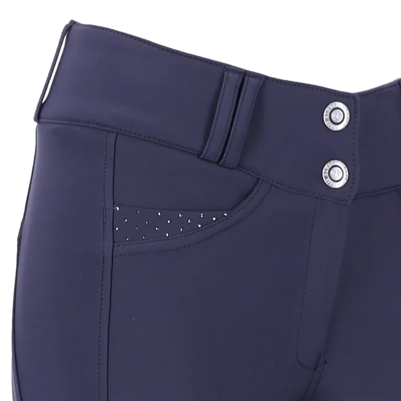 Schockemohle Darleen Knee Grip Breeches Dark Blue - Image 5