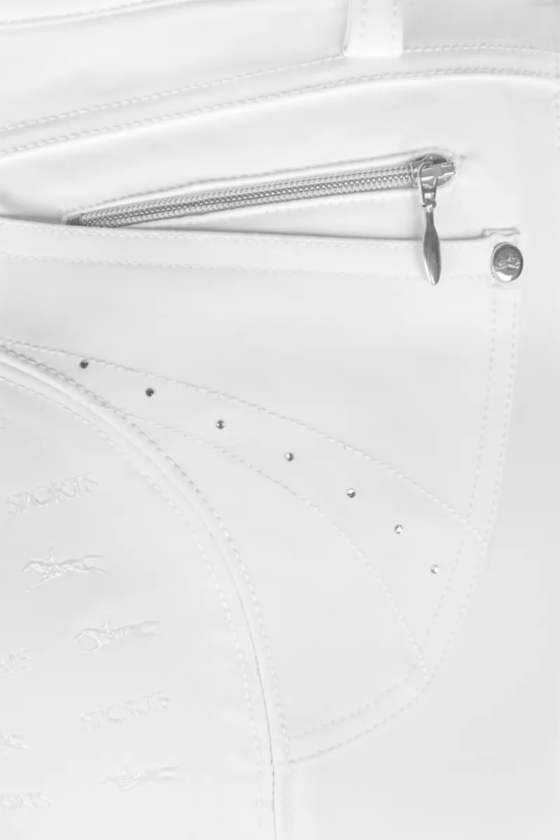 Schockemohle Victory Full Seat Breeches White - Image 3