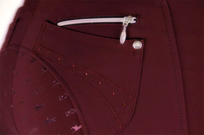 Schockemohle Victory Full Seat Breeches Cassis - Image 4