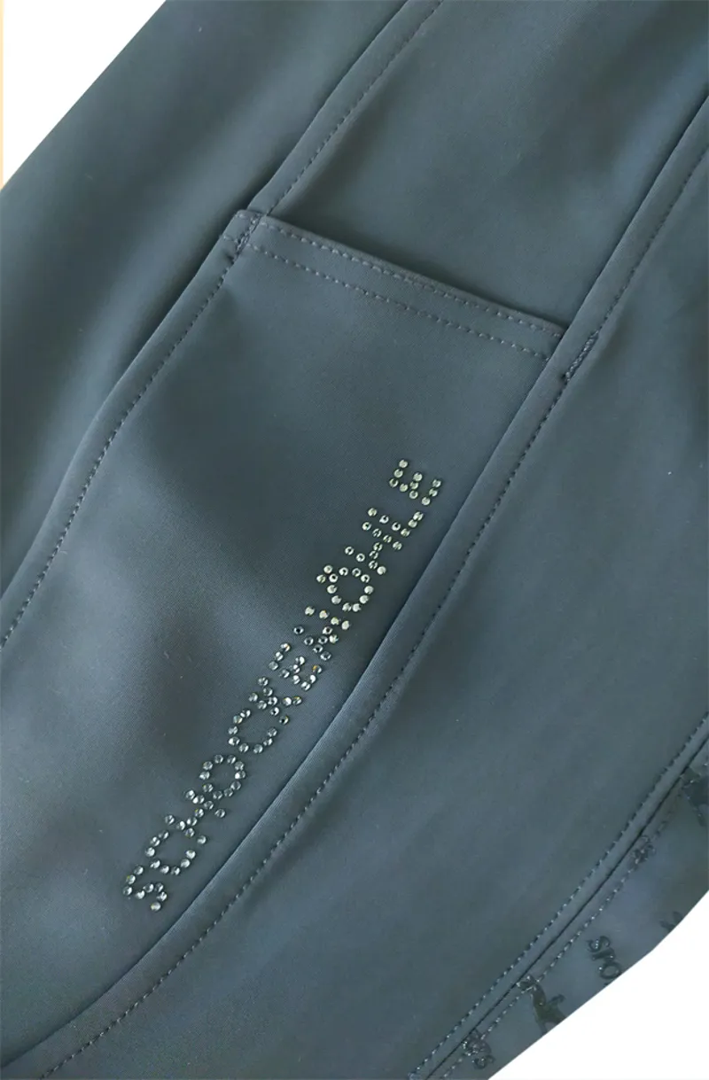 Schockemohle Victory Full Seat Breeches Graphite - Image 4