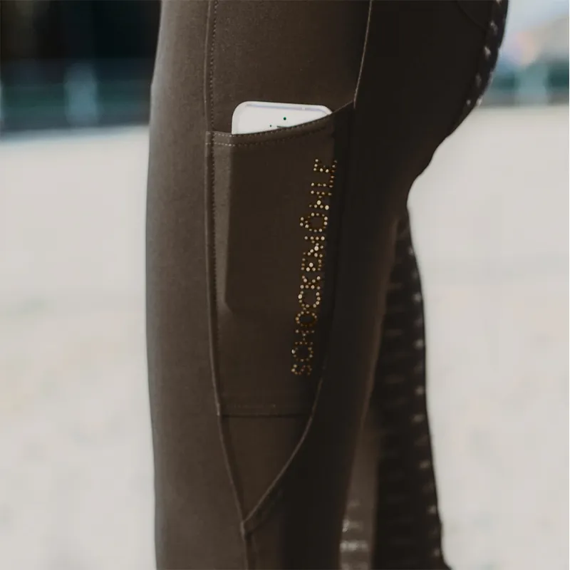 Schockemohle Victory Full Seat Breeches Dark Brown - Image 3