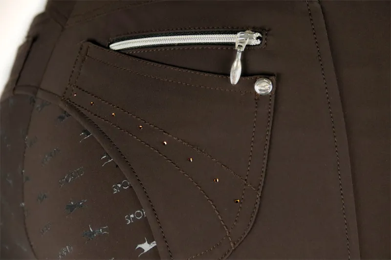 Schockemohle Victory Full Seat Breeches Dark Brown - Image 4