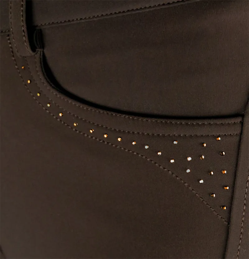 Schockemohle Victory Full Seat Breeches Dark Brown - Image 5