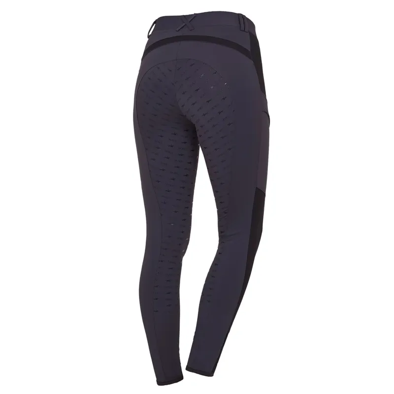Schockemohle Comfy Riding Tights Full Seat Deep Blue - Image 2