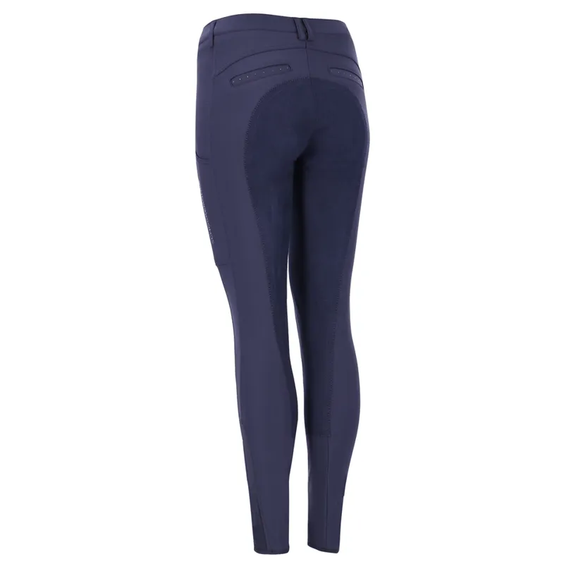 Schockemohle Celine Full Seat Breeches Dark Blue - Image 2