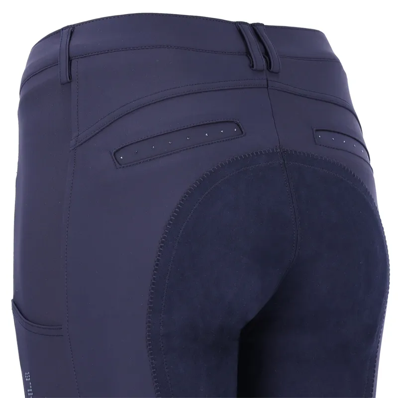 Schockemohle Celine Full Seat Breeches Dark Blue - Image 3