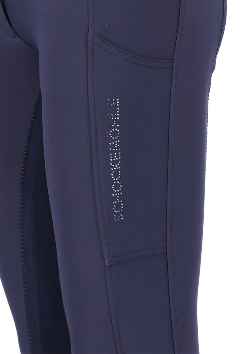 Schockemohle Celine Full Seat Breeches Dark Blue - Image 4