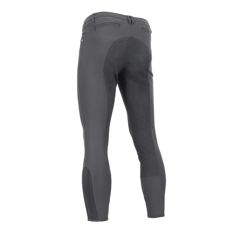 Schockemohle Linus Men's Full Seat Breeches Graphite - Image 2