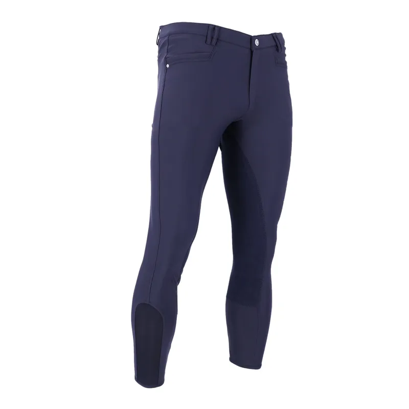 Schockemohle Linus Men's Full Seat Breeches Dark Blue