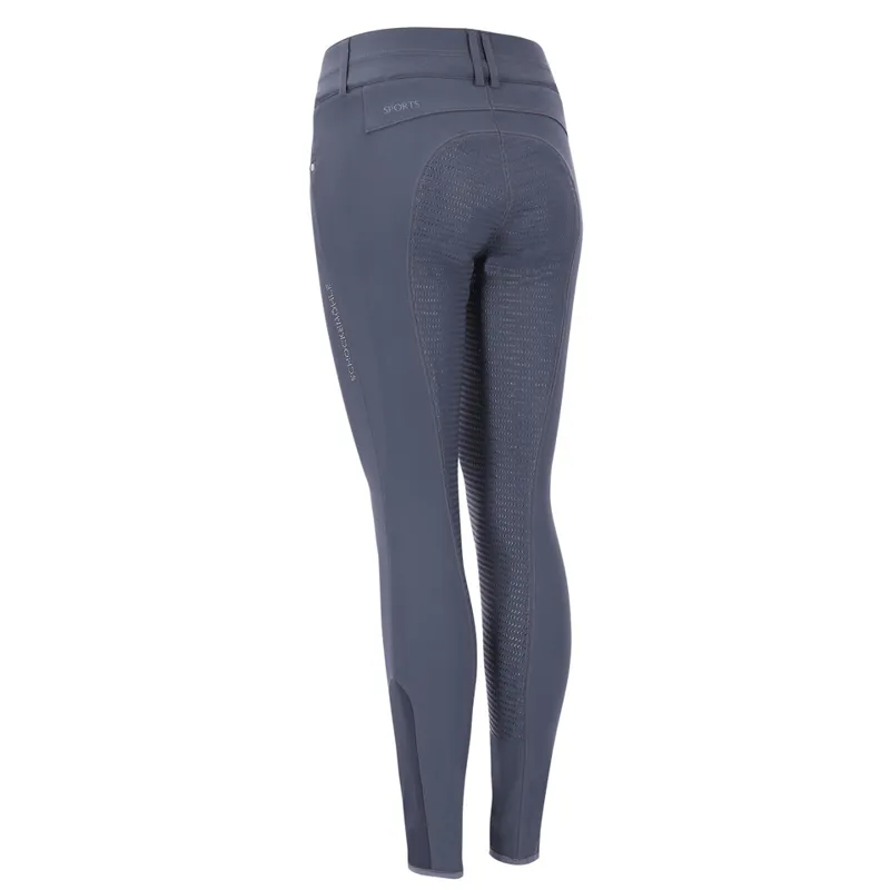 Schockemohle Summer Alexa Full Seat Breeches Dark Blue - Image 2