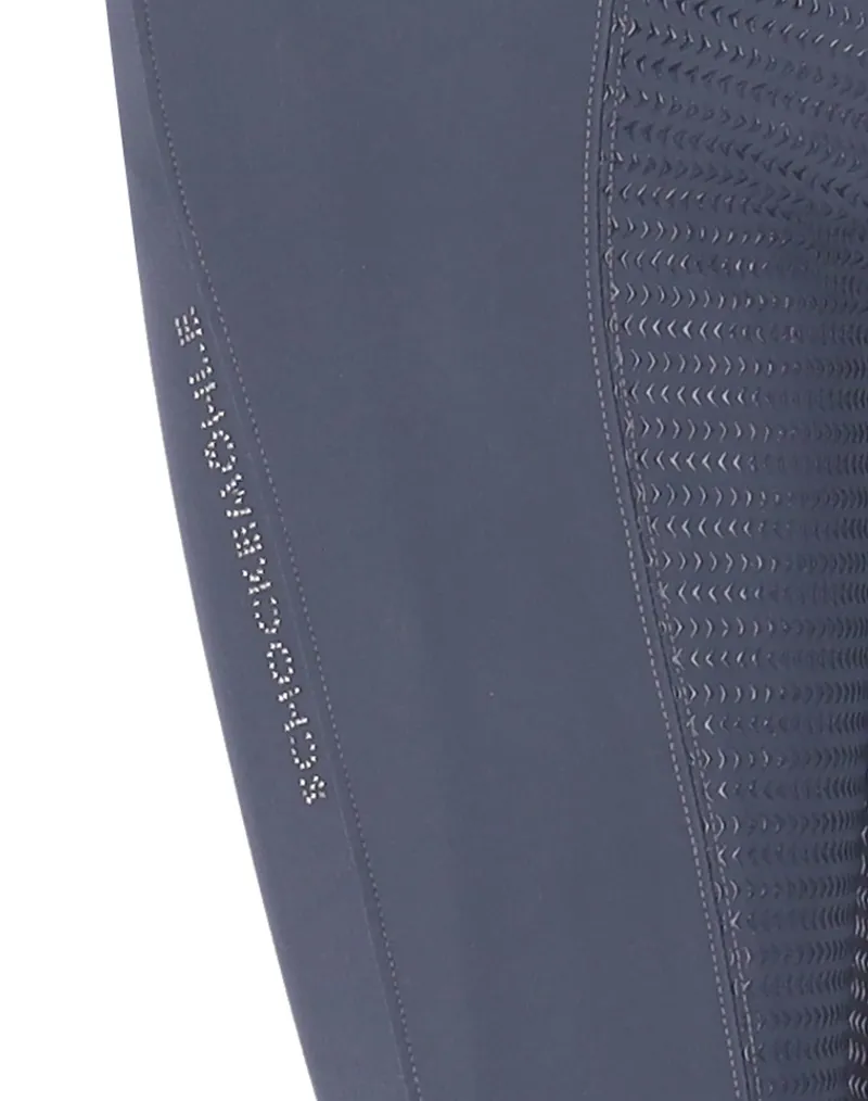 Schockemohle Summer Alexa Full Seat Breeches Dark Blue - Image 4