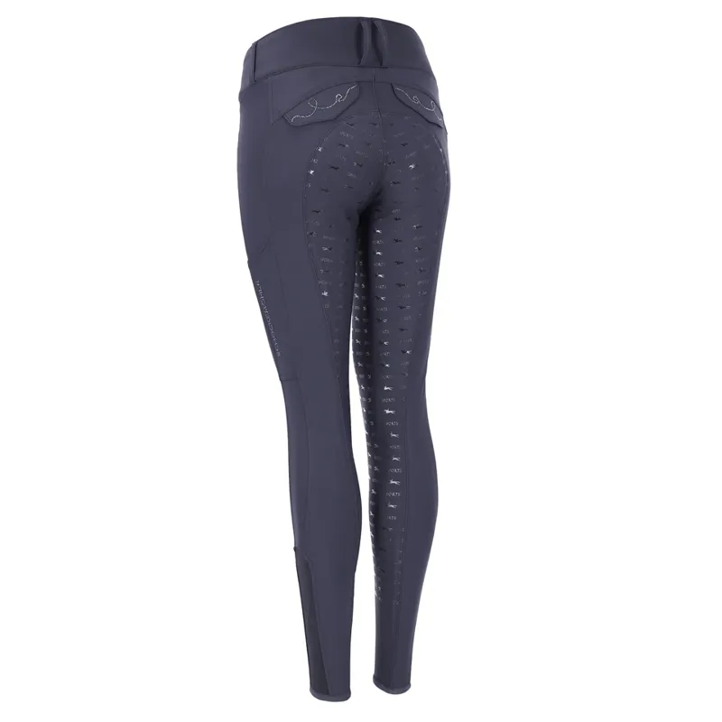 Schockemohle Noelle Full Seat Breeches Dark Blue - Image 2