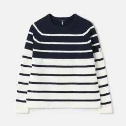 Joules Seaport Chenille Jumper - Navy Cream