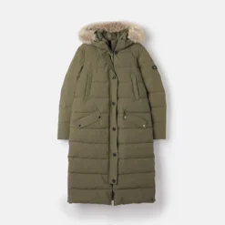 Joules Cotsland Padded Coat - Soft Khaki