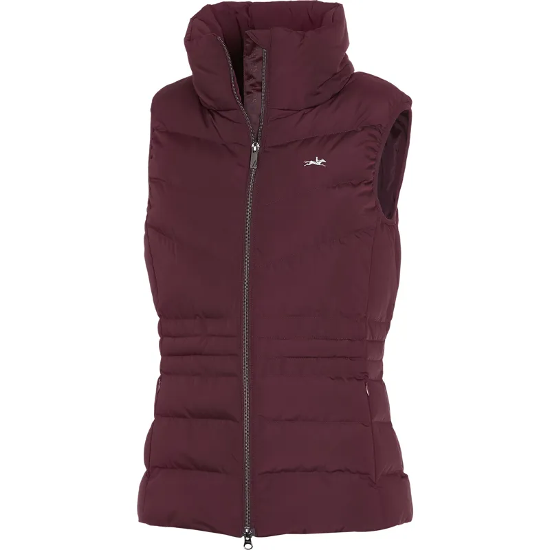 Schockemohle Merle Style Quilted Gilet - Wine